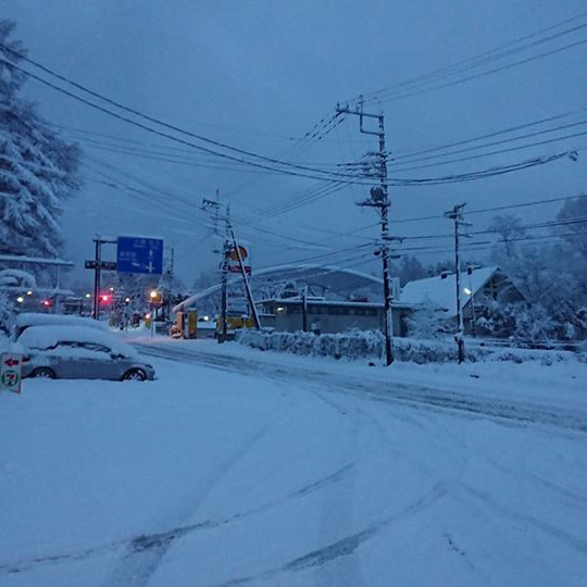 清里まで来ました。いきなり、こんな状態です。