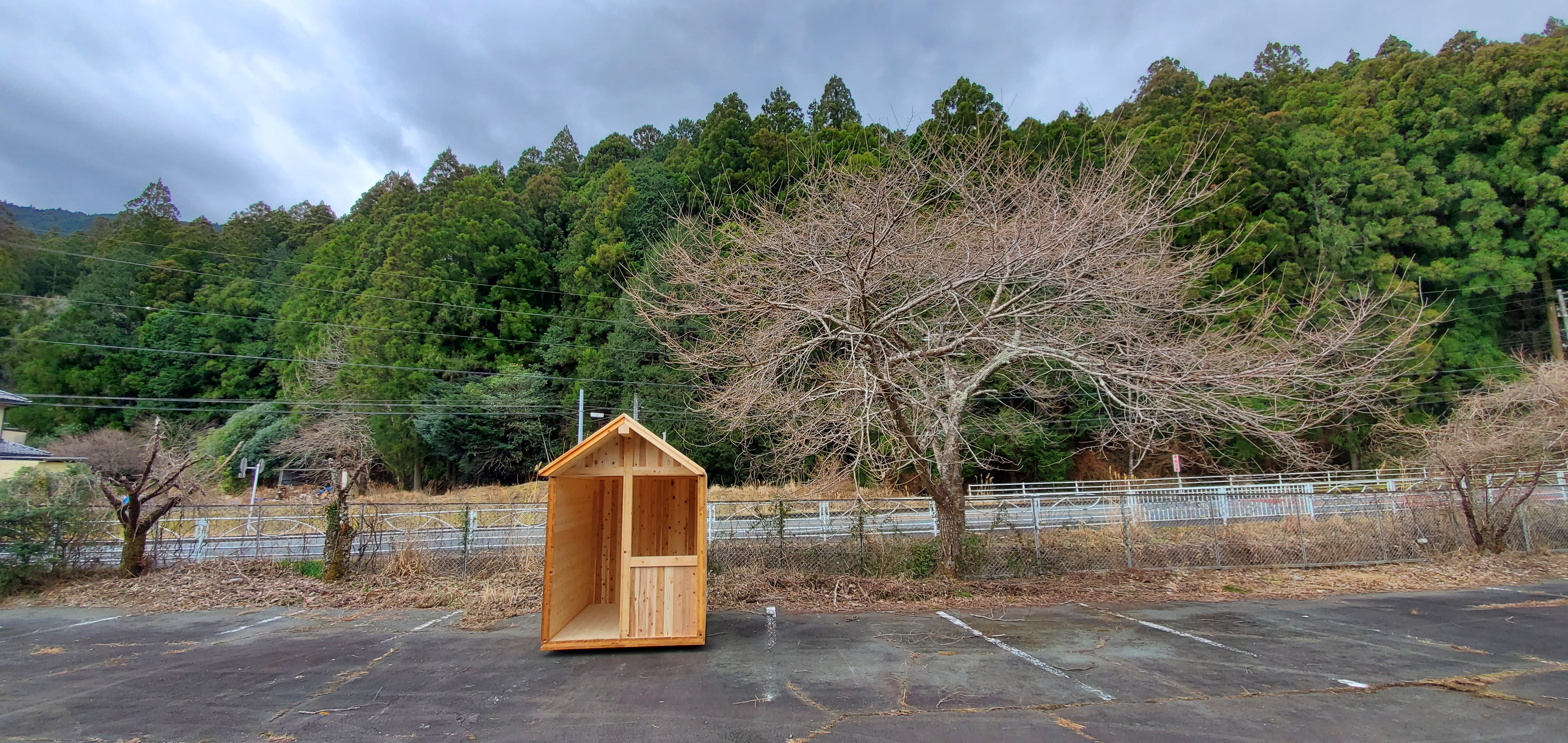 木の小屋